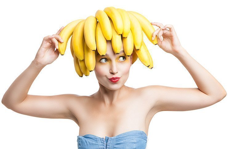 Вкусные маски для волос на основе банана