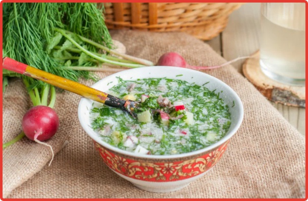 История появления Окрошки, и ее первоначальный рецепт. Рецепты современной окрошки и других холодных супов, фото 3