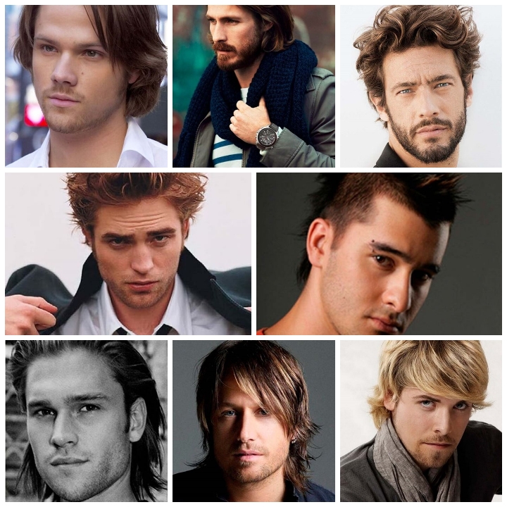 Самые красивые мужские стрижки на средние волосы