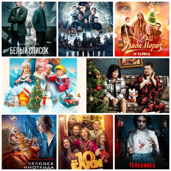 Что посмотреть на новогодних каникулах, топ 10 российских фильмов. 