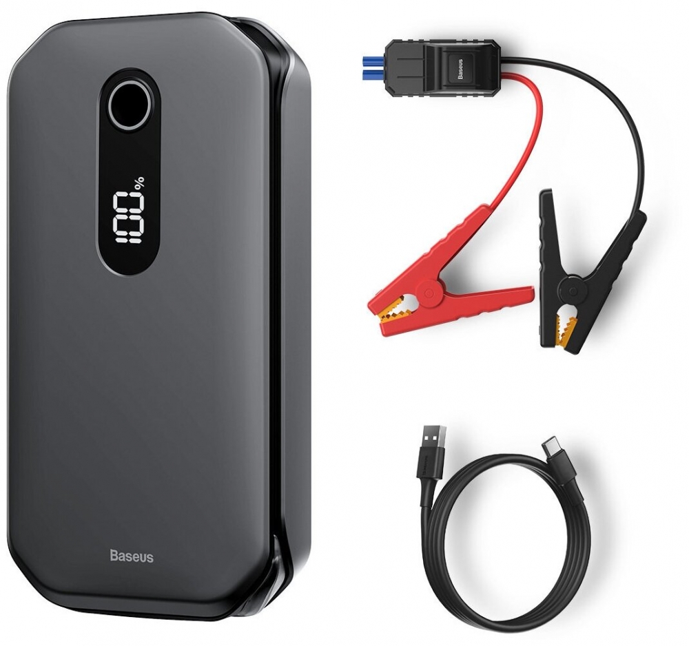 Внешний аккумулятор/пусковое устройство Baseus Super Energy Car Jump Starter 12000mAh черный