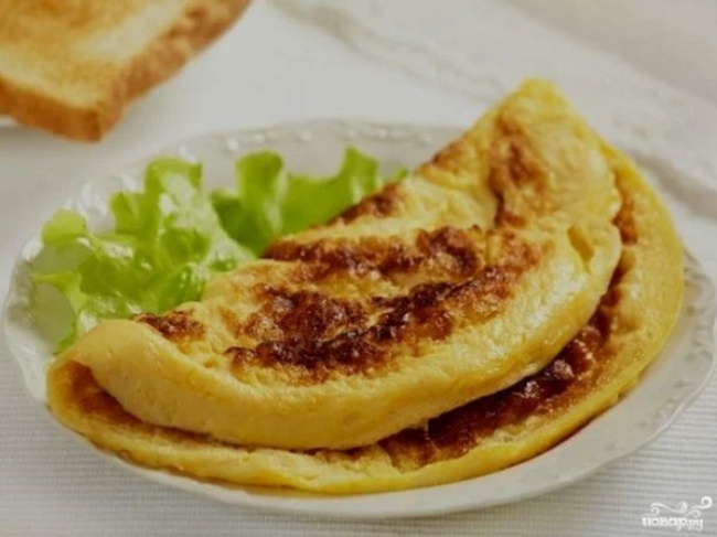 Омлет классический с молоком