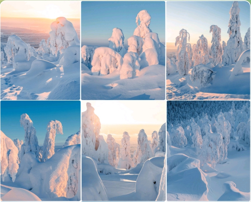 Зимние пейзажи с горы Полюд. 