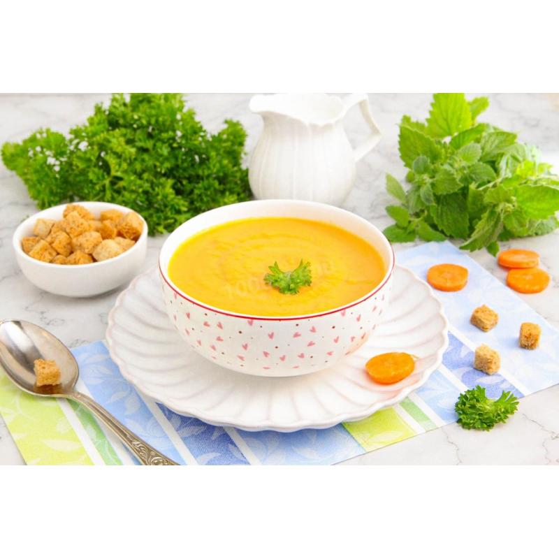 Суп пюре из моркови