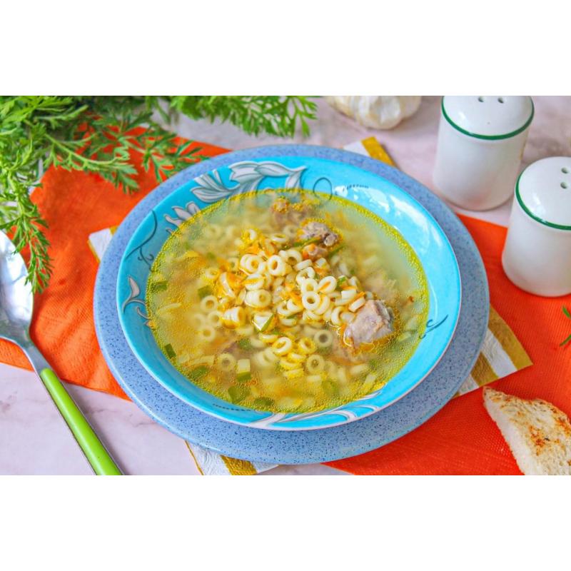 Куриный суп с макаронами