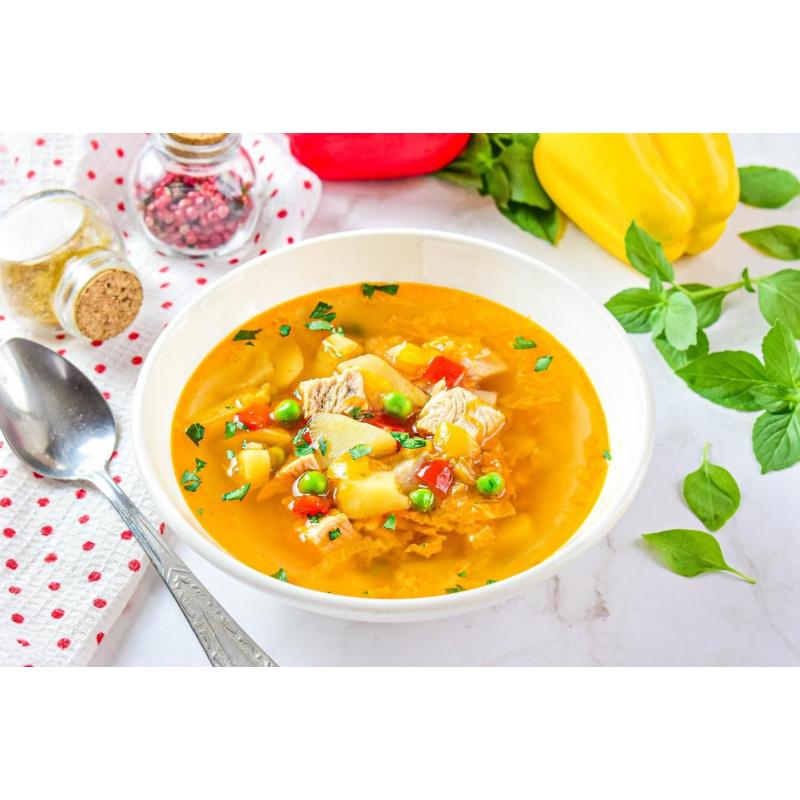 Суп с пекинской капустой и курицей, фото 2