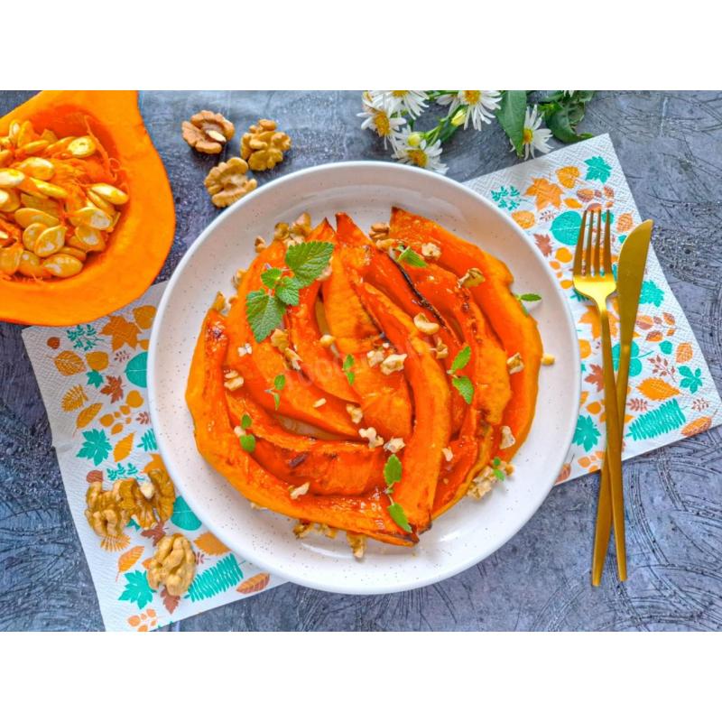 Тыква в аэрогриле кусочками быстро и вкусно, фото 1