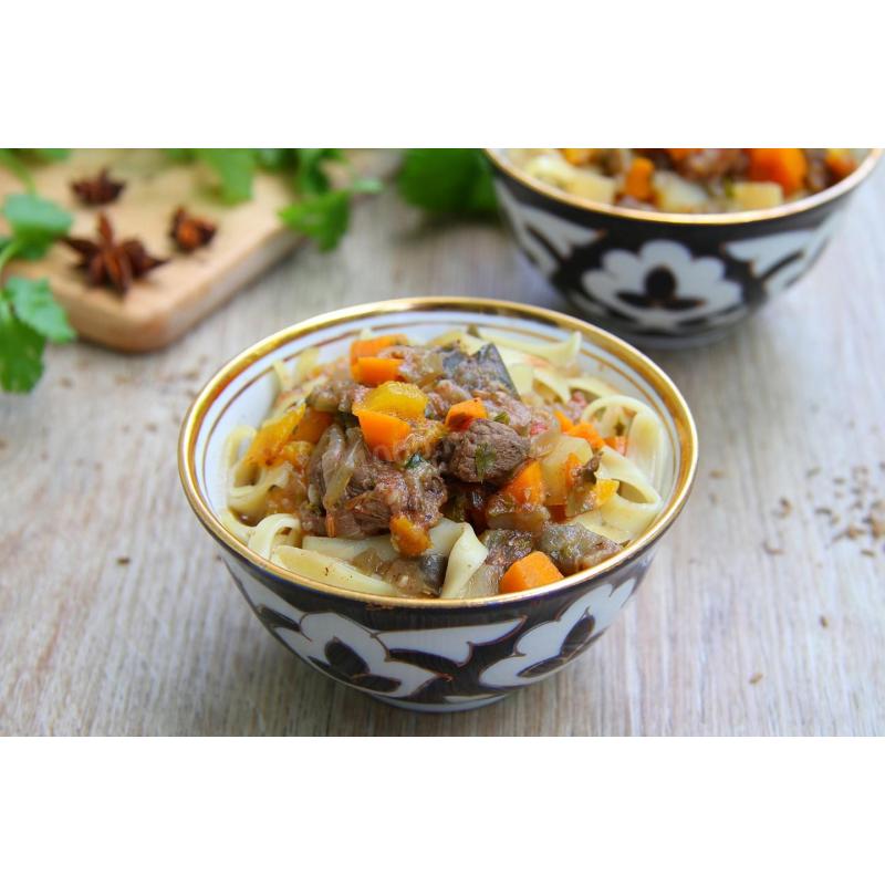 Жареный лагман по узбекски, фото 1