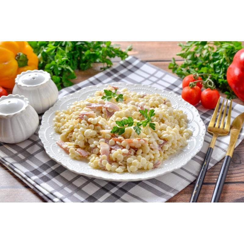 Птитим в сливочном соусе