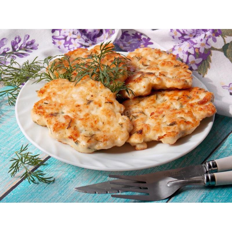 Рубленые куриные котлеты со сметаной