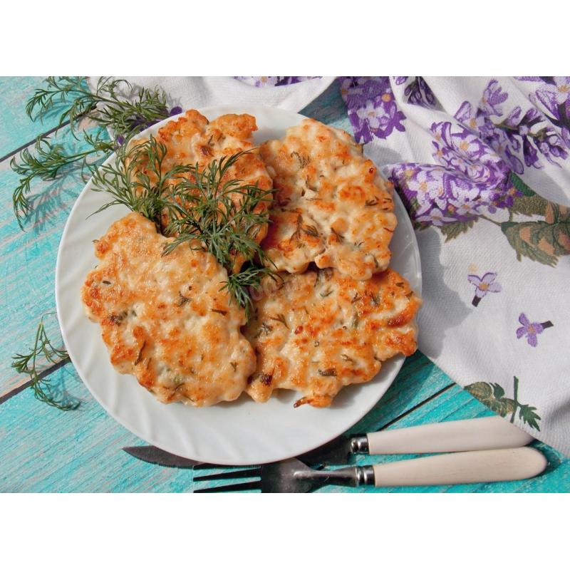 Рубленые куриные котлеты со сметаной, фото 1