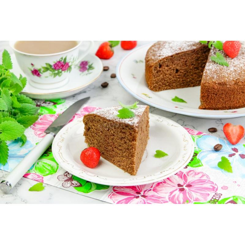 Пирог с какао в духовке