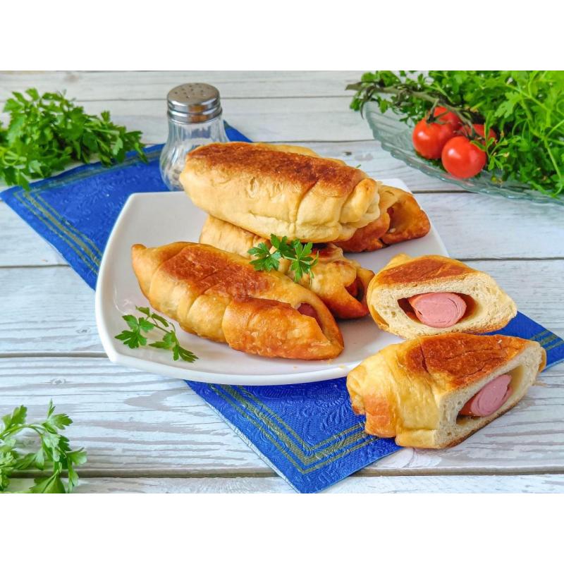 Сосиски в тесте в мультиварке в слоеном тесте, фото 1