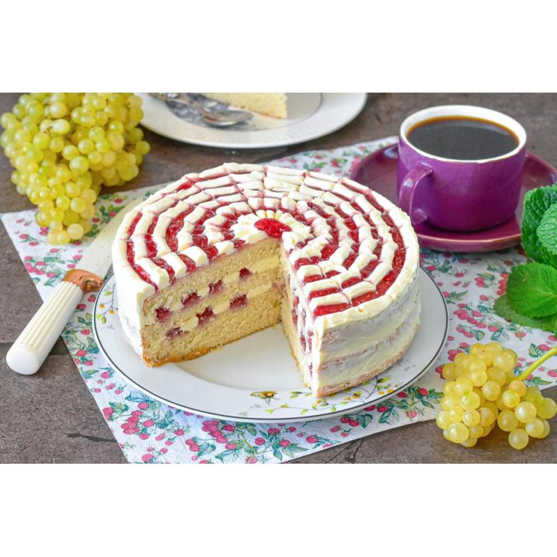 Торт с малиновым вареньем, фото 3