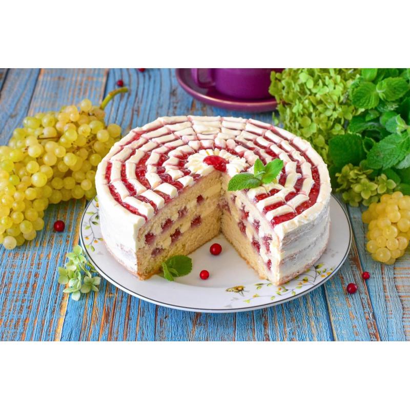 Торт с малиновым вареньем, фото 2