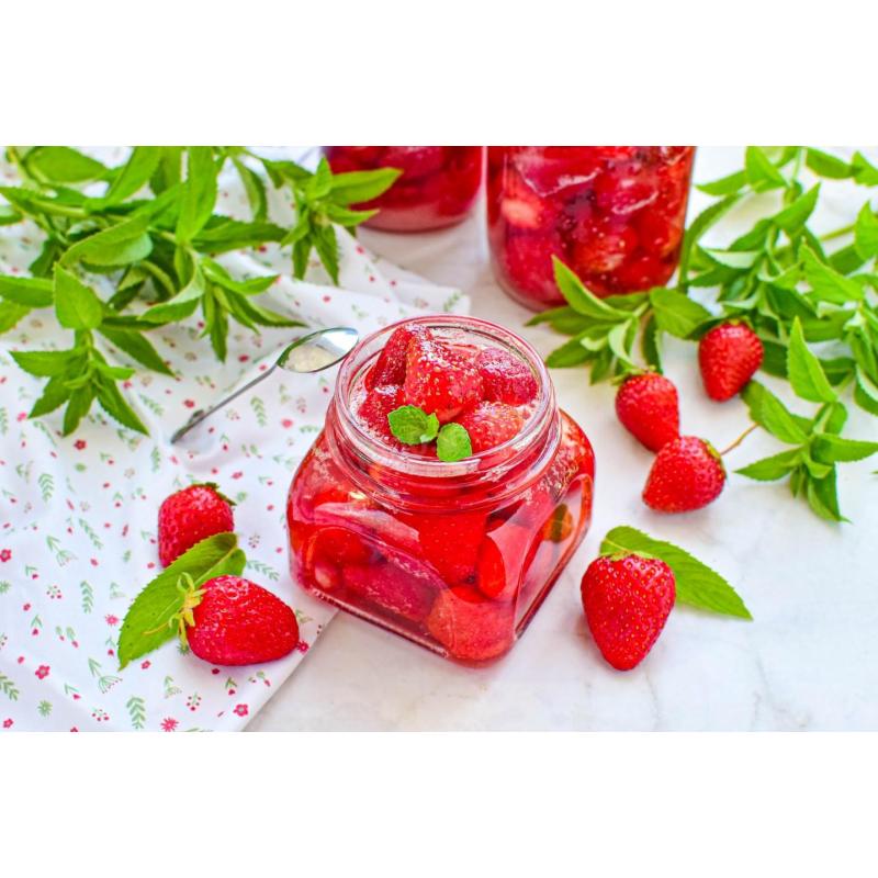 Клубника в сахаре на зиму без варки