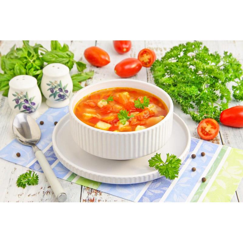 Томатный суп с курицей, фото 1
