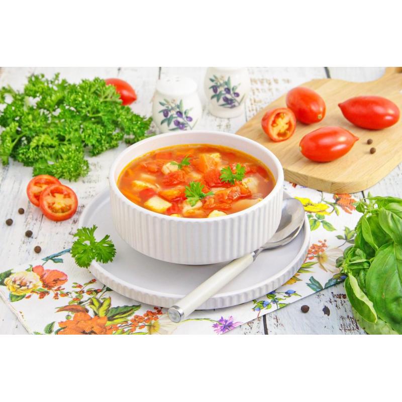 Томатный суп с курицей, фото 2