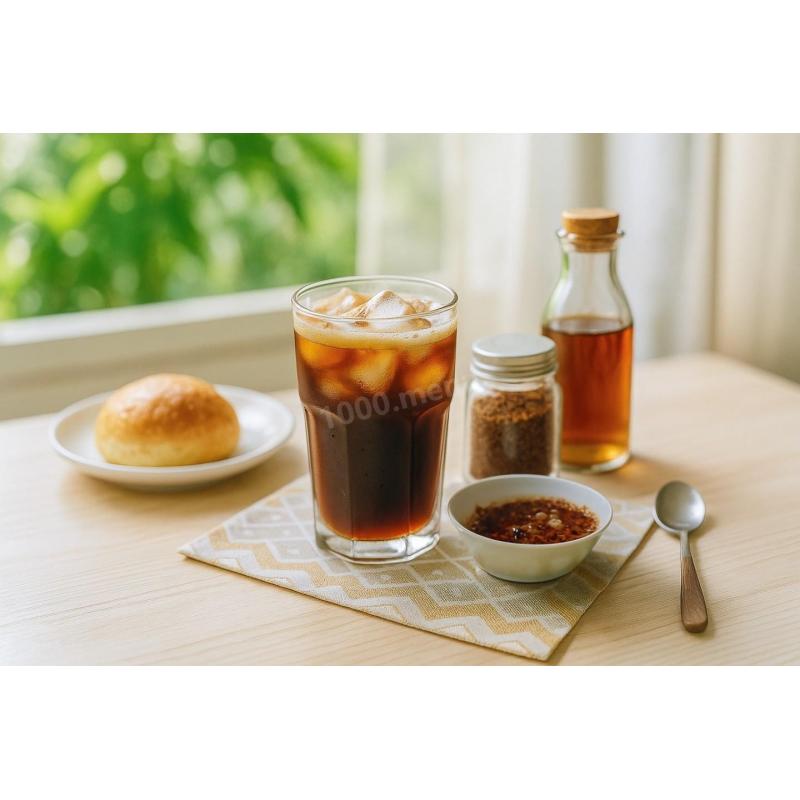Холодный черный кофе (Iced Coffee) с растворимым кофе