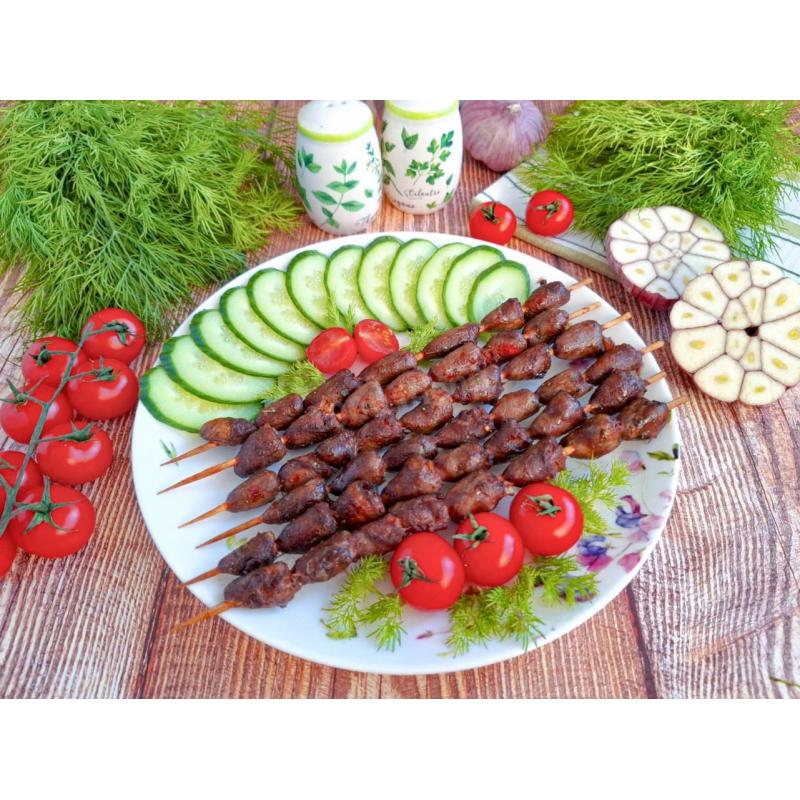 Куриные сердечки в аэрогриле