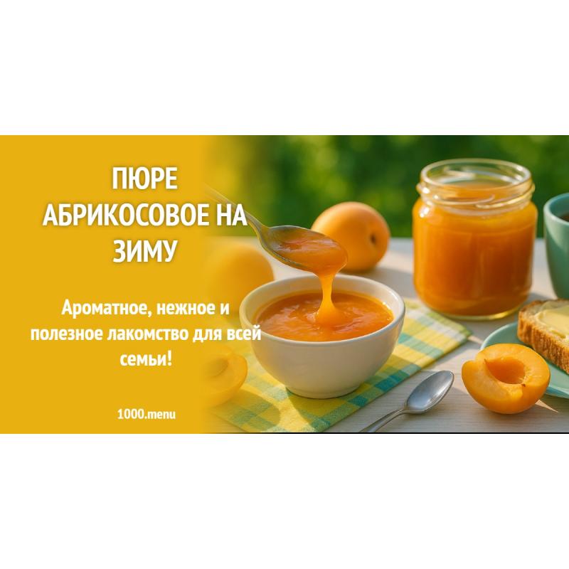 Пюре абрикосовое на зиму