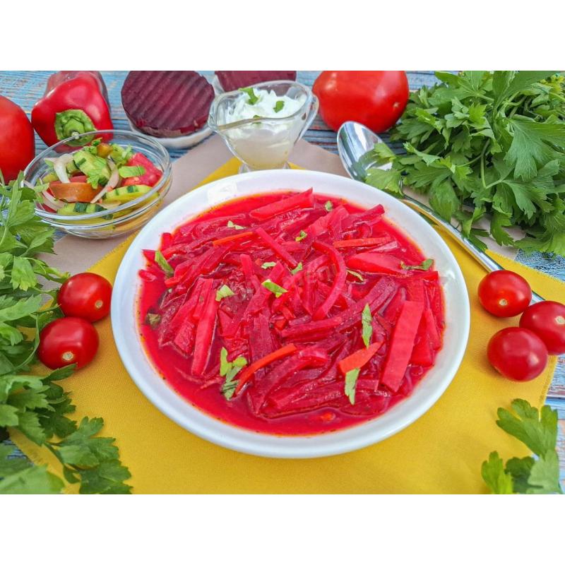 Горячий суп свекольник как в детском саду, фото 1