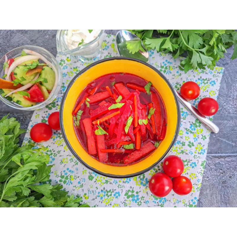 Горячий суп свекольник как в детском саду, фото 2