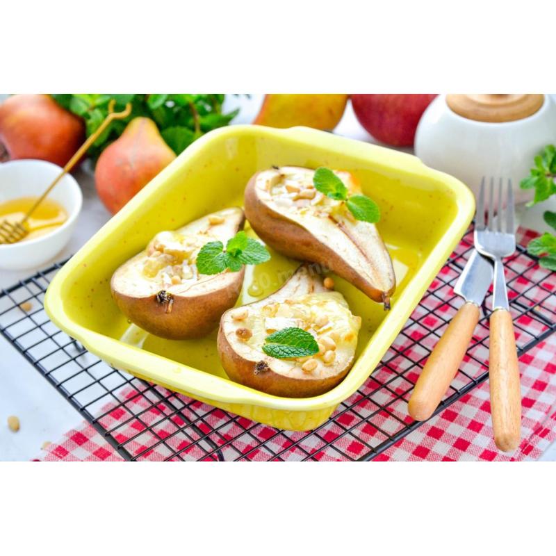 Груша с сыром камамбер в духовке, фото 1