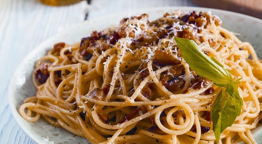Рецепт спагетти Карбонара