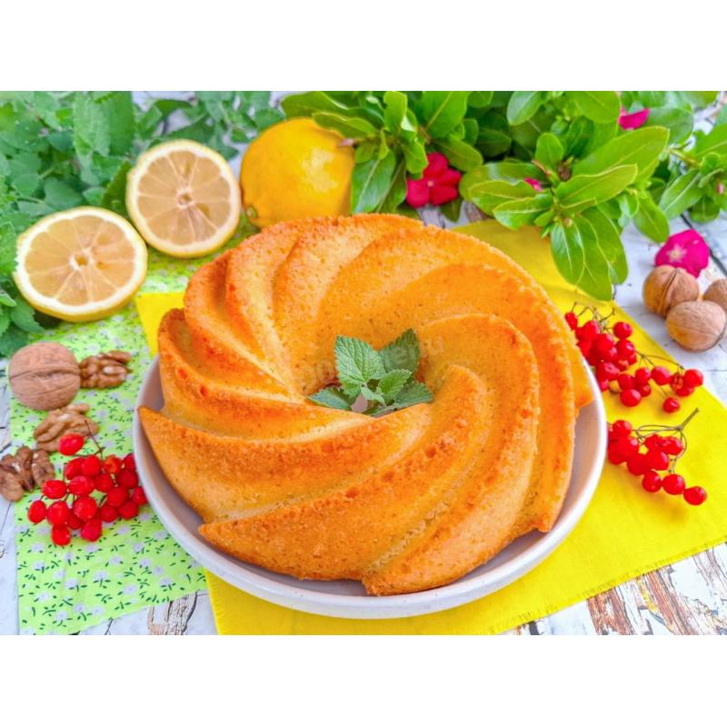 Кекс в аэрогриле в силиконовой форме, фото 1