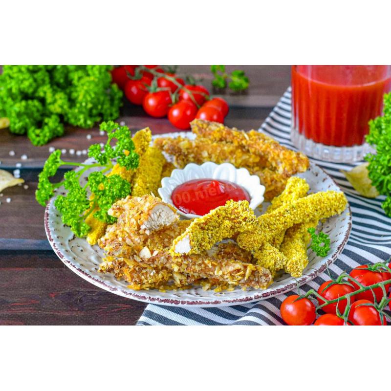 Стрипсы куриные в аэрогриле на второе