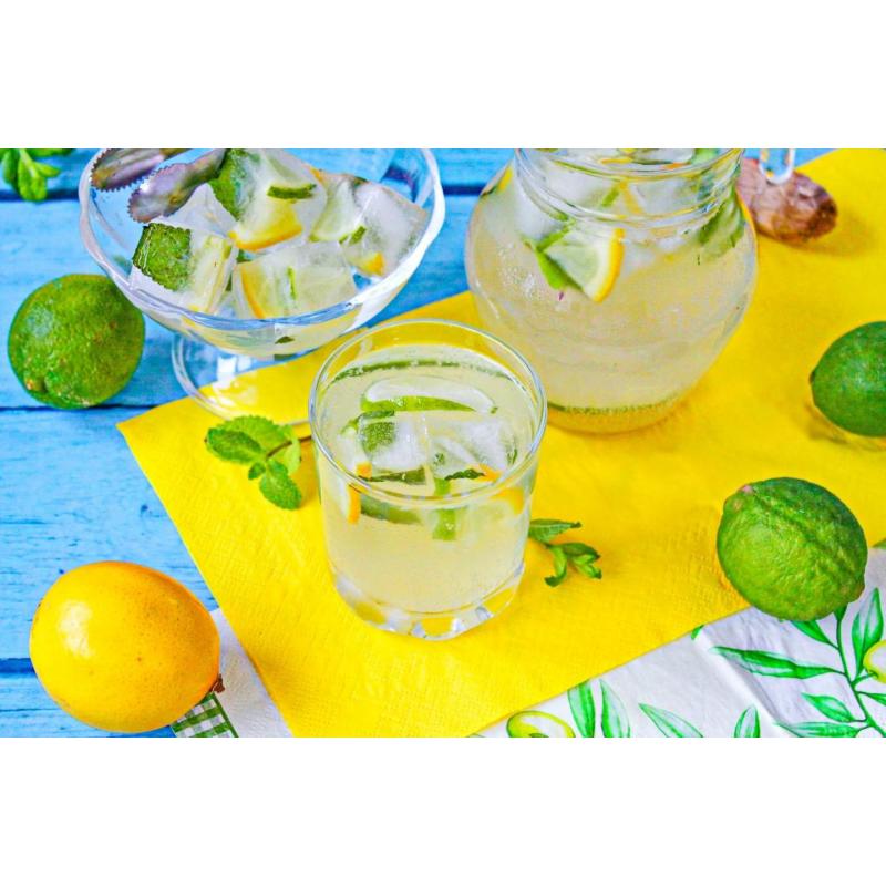 Напиток из имбиря лимона и мяты