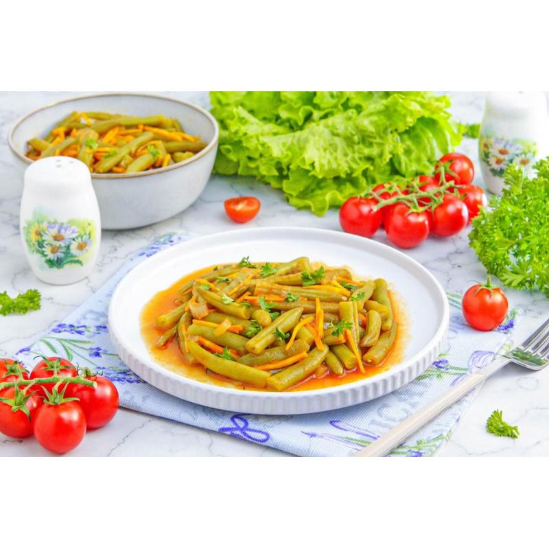 Тушеная стручковая фасоль быстро просто вкусно