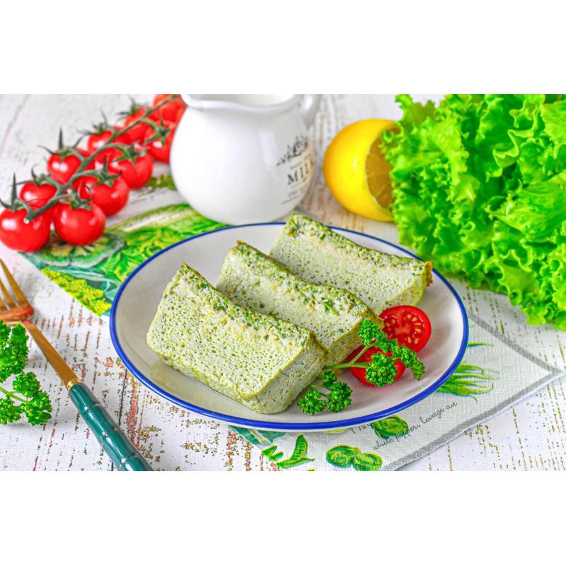 Зеленый омлет на завтрак