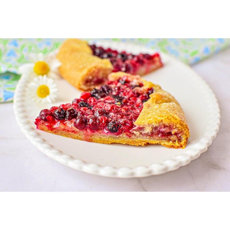 Песочный пирог с ягодами рецепт в духовке фото пошагово с фото