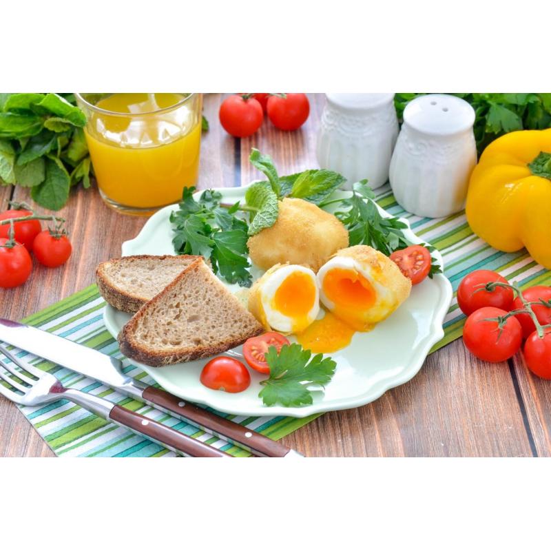 Яйца в панировке на сковороде, фото 2