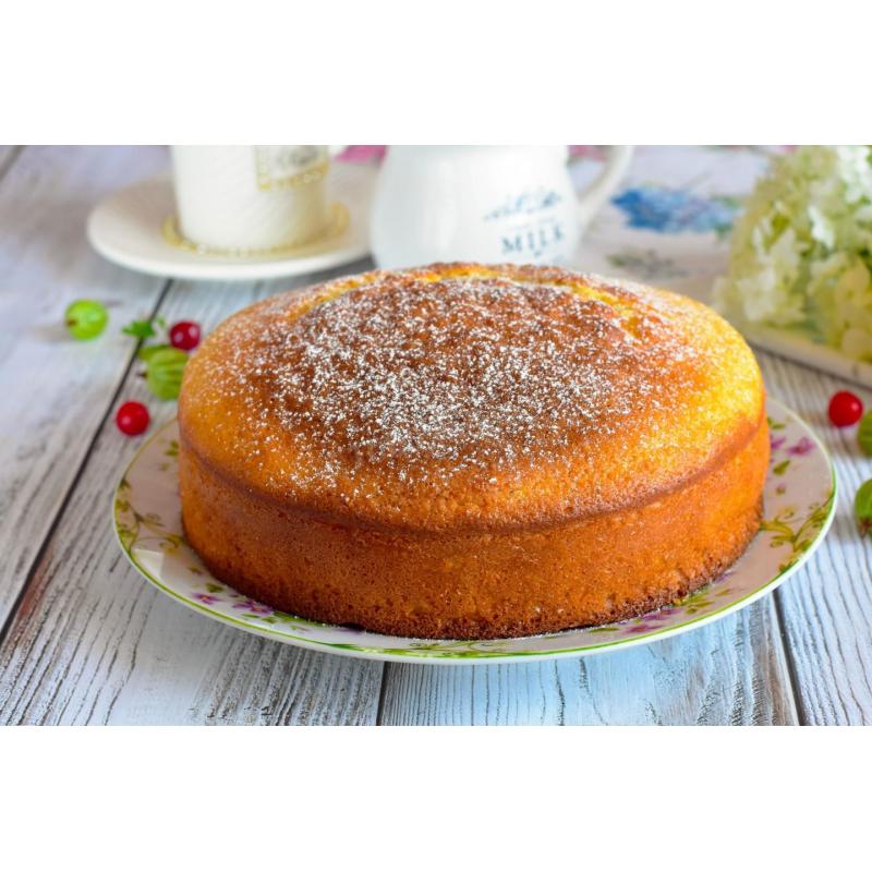 Пышный манник на молоке в духовке, фото 2