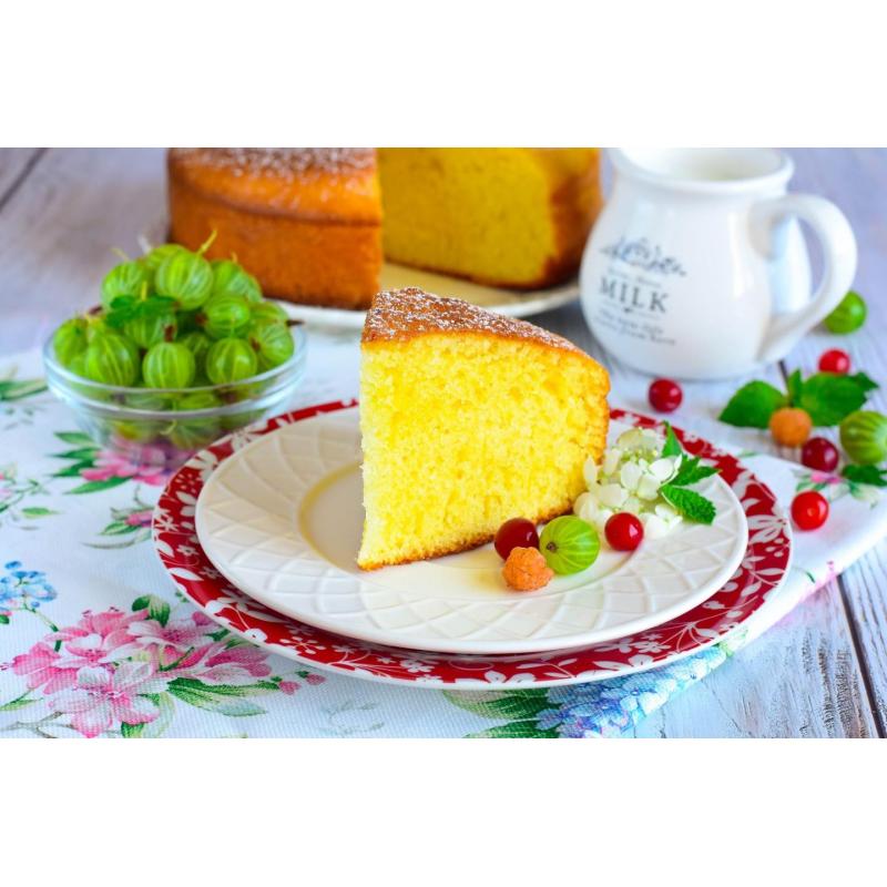 Пышный манник на молоке в духовке, фото 1