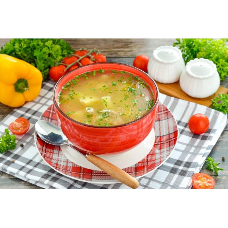 Суп бульон куриный с картошкой, фото 2