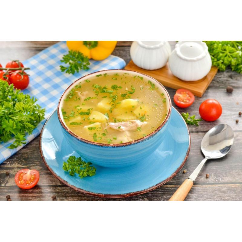 Суп бульон куриный с картошкой, фото 3