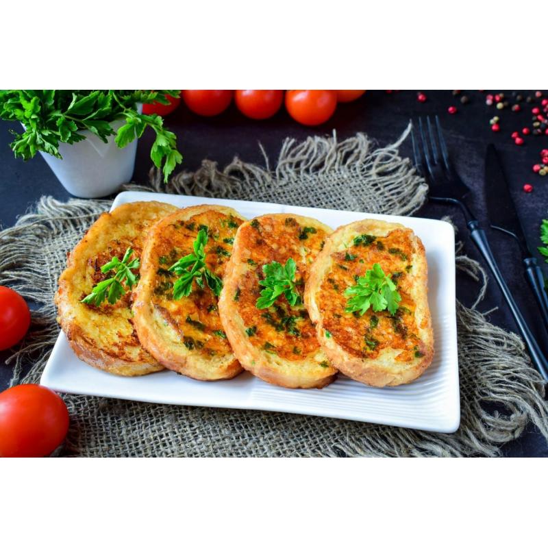 Гренки с сыром и яйцом на сковороде, фото 1