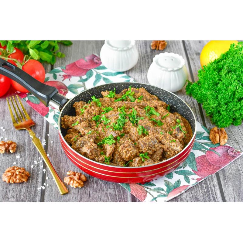 Говядина с грецкими орехами