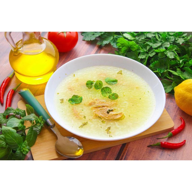 Суп с лимоном куриный