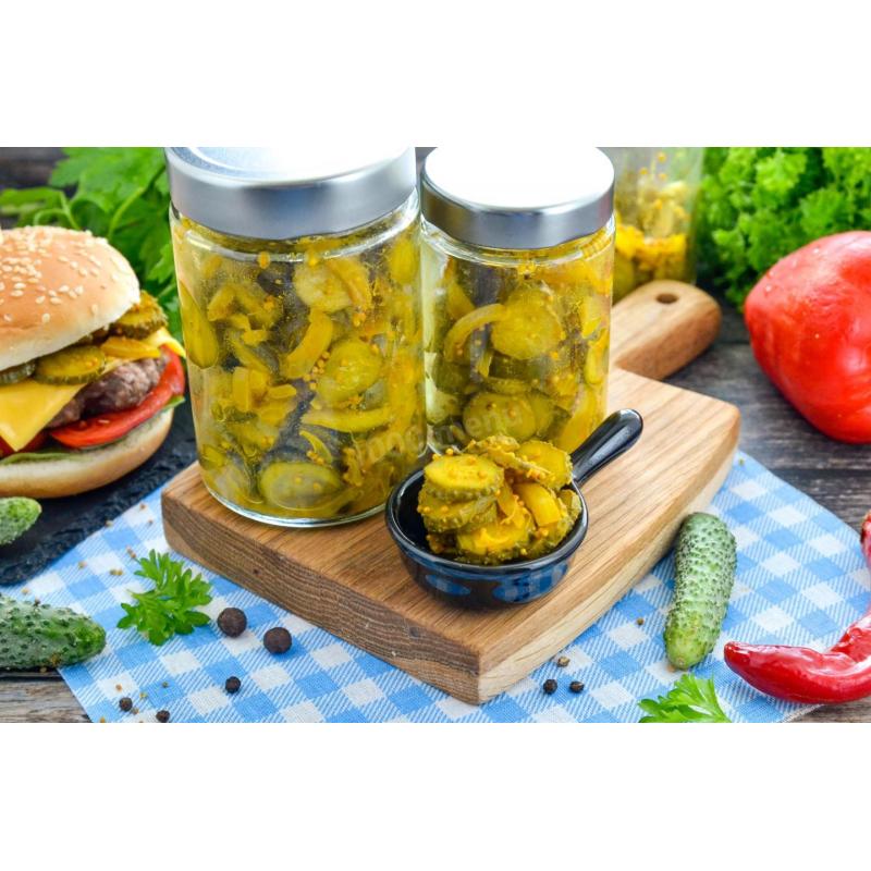 Бургершоны огурцы для гамбургеров маринованные на зиму, фото 1