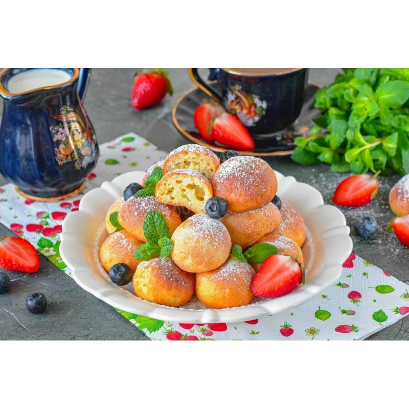 Десерт в аэрогриле с творогом на завтрак