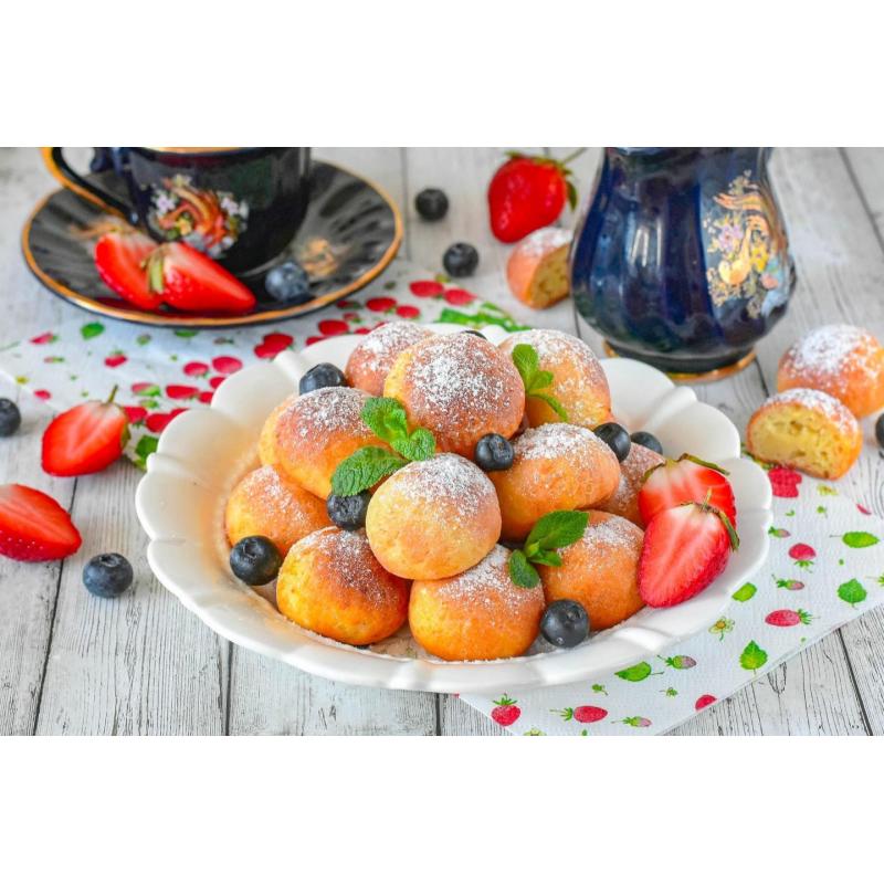 Десерт в аэрогриле с творогом на завтрак, фото 3