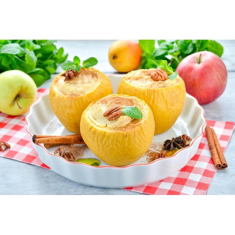 Яблоки с сыром