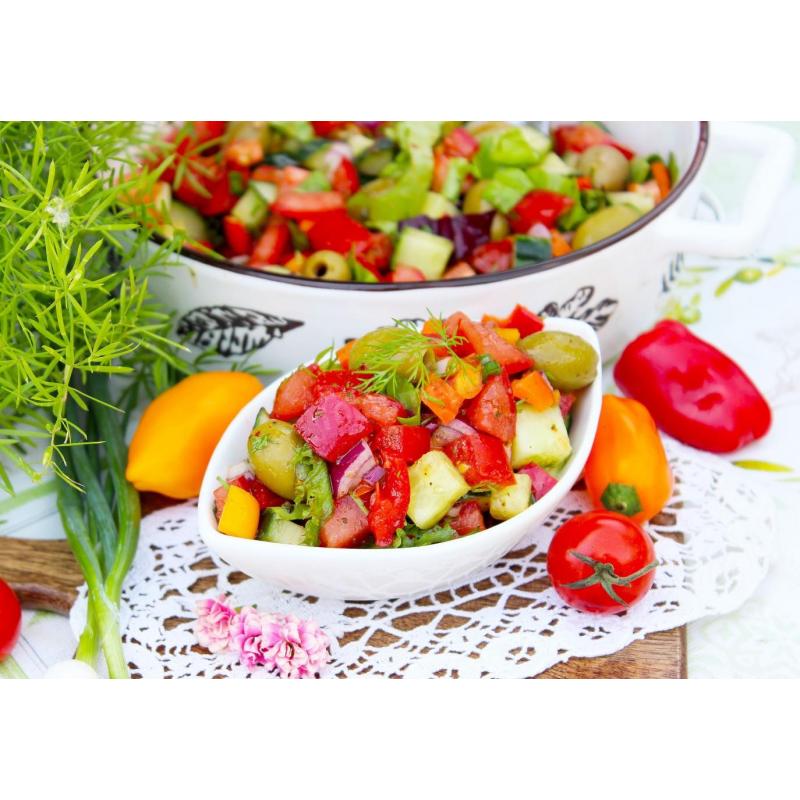 Салат огурец помидор перец болгарский, фото 2