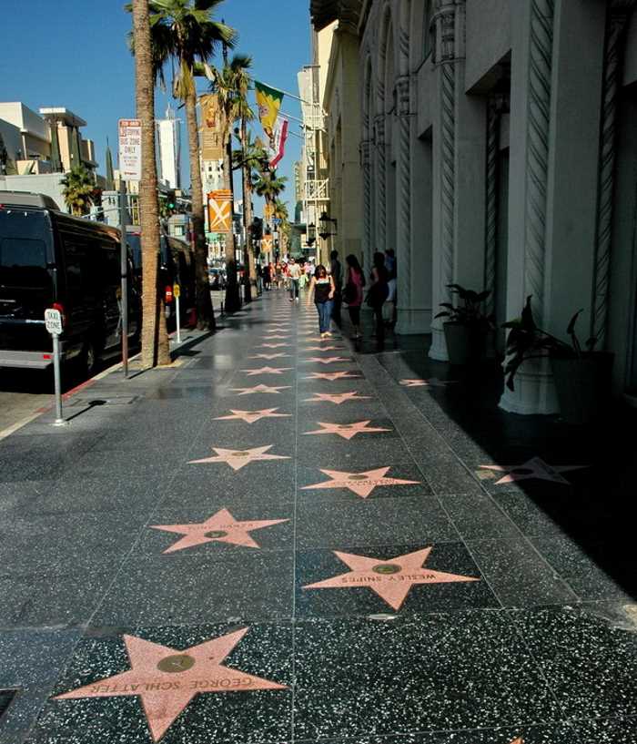 Голливудская аллея звезд