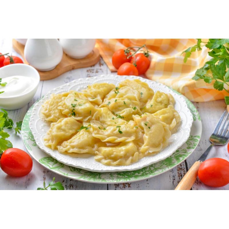 Вареники с картошкой с яйцом